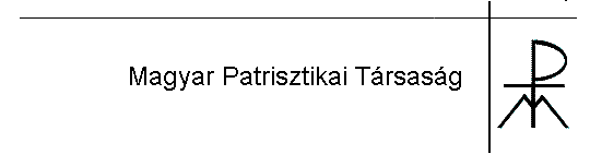 Magyar Patrisztikai Trsasg logo